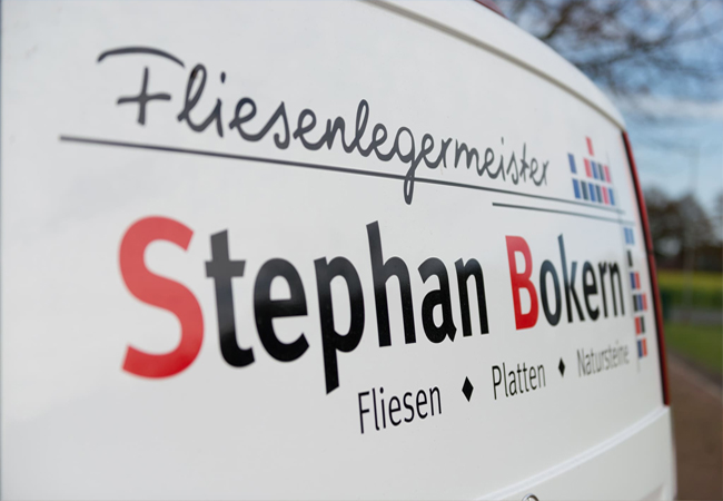 Neuer Geselle, erfolgreiche Ausbildung: Gute Nachrichten gibt es bei Fliesenlegermeister Stephan Bokern