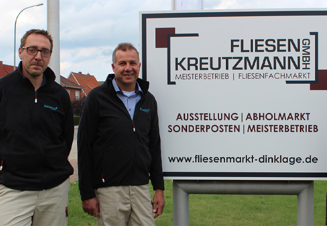 Hundertprozentige Zuverlässigkeit: Heiner Aumann ist seit 25 Jahren bei der Fliesen Kreutzmann GmbH tätig