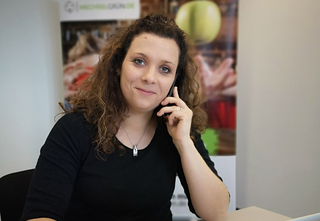 Sie mag die Arbeit in allen Facetten: Carolin Alegre verstärkt das Team von WechselGrün im Service