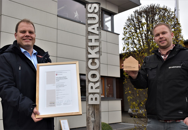 Holzbau Brockhaus gewinnt Holzbaupreis Niedersachsen 2020 mit Bau der Oberschule Braunschweig