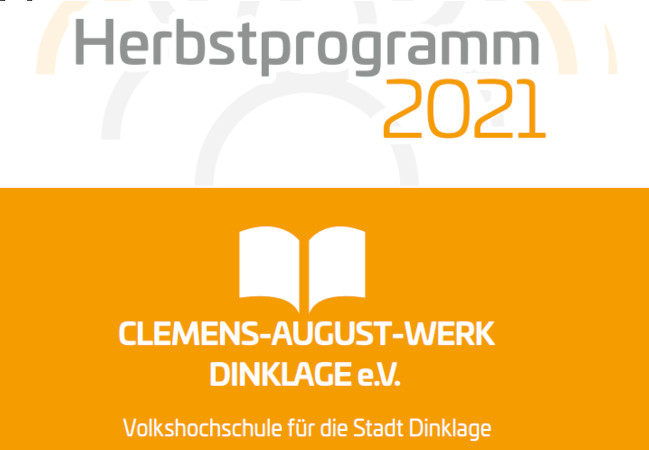 Veranstaltungen und Kurse des Clemens-August-Werk Dinklage im Oktober