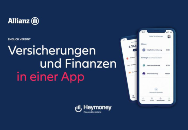 HeyMoney - Versicherung trifft Finanzen