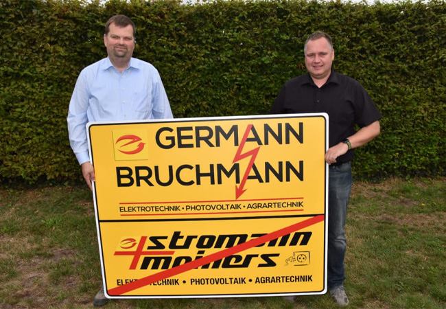 Stromann & Meiners GmbH firmiert zur Germann & Bruchmann GmbH / Stand auf Gewerbeschau