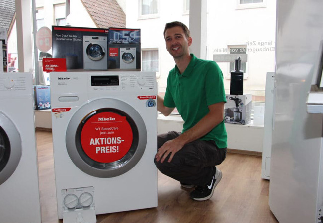 40 Prozent schneller waschen und 25 Prozent Strom sparen: Neues Waschverfahren in Waschmaschinen von Hausgeräte Bahlmann