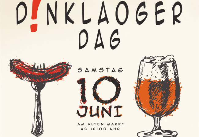Wurst und Bier statt Kaffee und Kuchen: Dinklaoger Dag am 10. Juni in völlig neuem Gewand