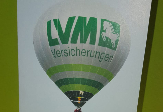 Mit dem LVM-Heißluftballon hoch hinaus