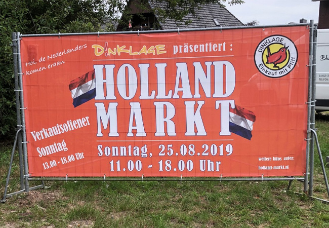 „Hoi, de Nederlanders komen eraan“: Vorbereitungen für verkaufsoffenen Sonntag mit Holland-Markt laufen