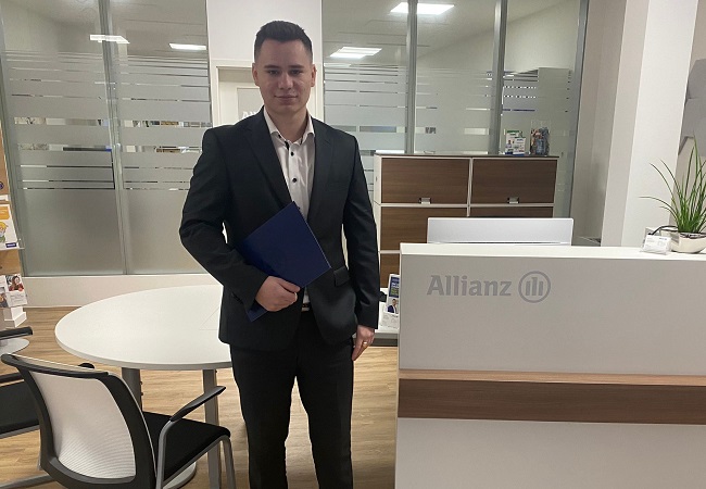 Leonardo Kunz ist das neue Gesicht in der Allianz-Agentur Rasim Suksur