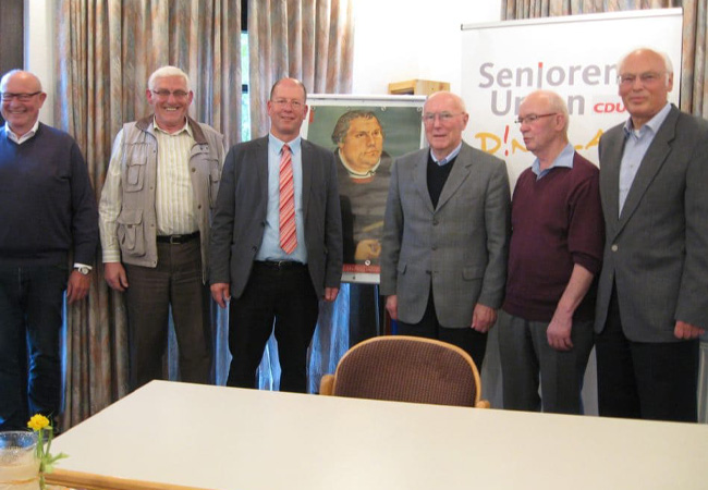 Luthers Lebensweg beeindruckt: Evangelischer Pfarrer Fridtjof Amling referiert bei Senioren-Union Dinklage