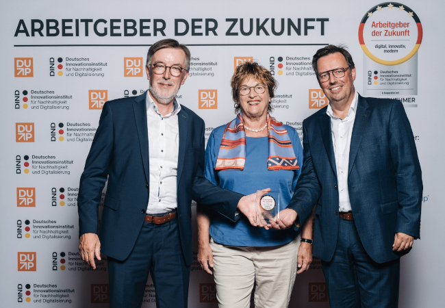 Volksbank eG Lohne-Dinklage-Steinfeld-Mühlen als „Arbeitgeber der Zukunft“ ausgezeichnet