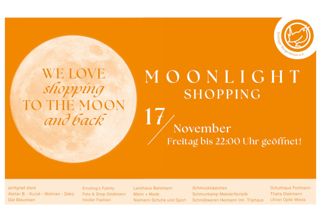 To the moon and back - Shoppen in gemütlicher Atmosphäre