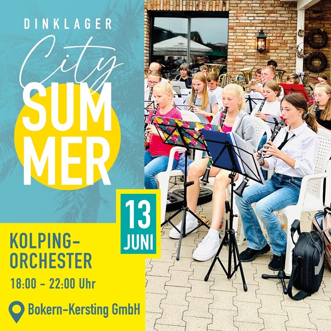 Dinklager City Summer startet am Donnerstag (13. Juni) in Bünne bei Bokern-Kersting