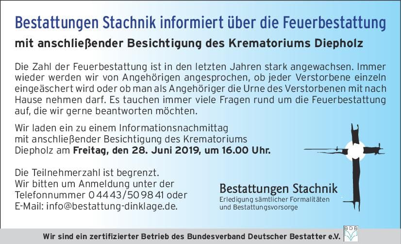 Bestattungen Stachnik Informiert Uber Die Feuerbestattung Mit